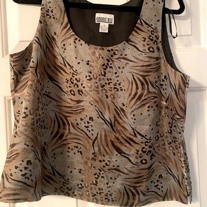 Never worn 100% silk top
